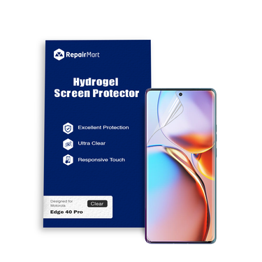 Motorola Edge 40 Pro Compatible Premium Hydrogel Screen Protector With Full Coverage Ultra HD